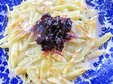 軽食やおやつに、じゃが芋の薄焼き